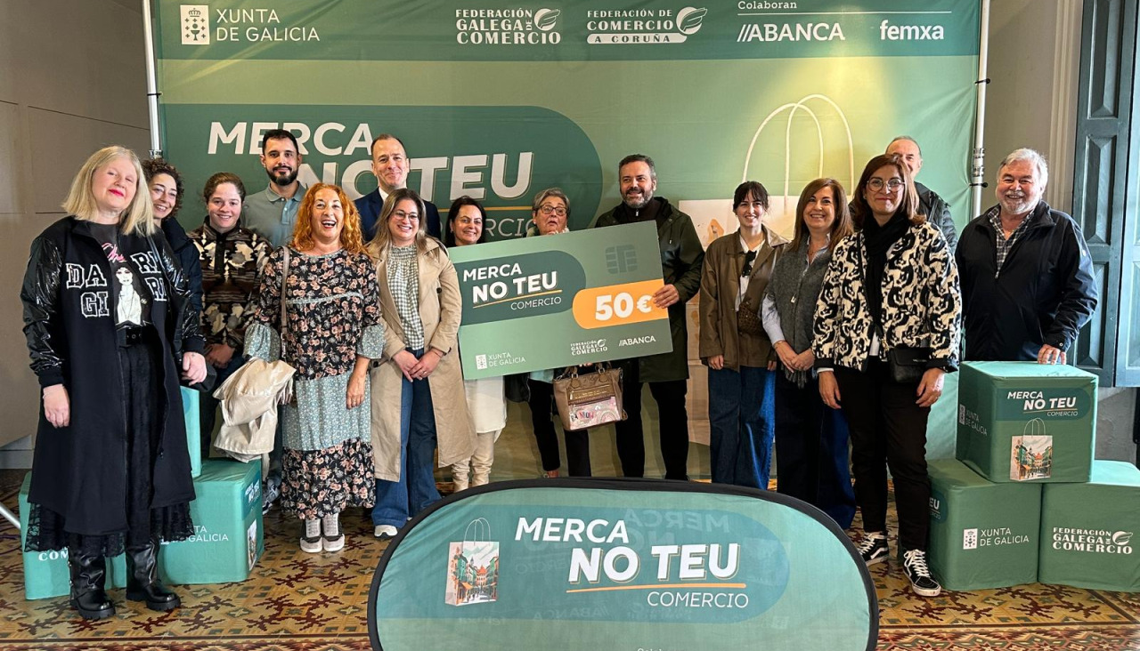Cambre celebra la entrega de premios de la campaña “Merca no teu comercio”