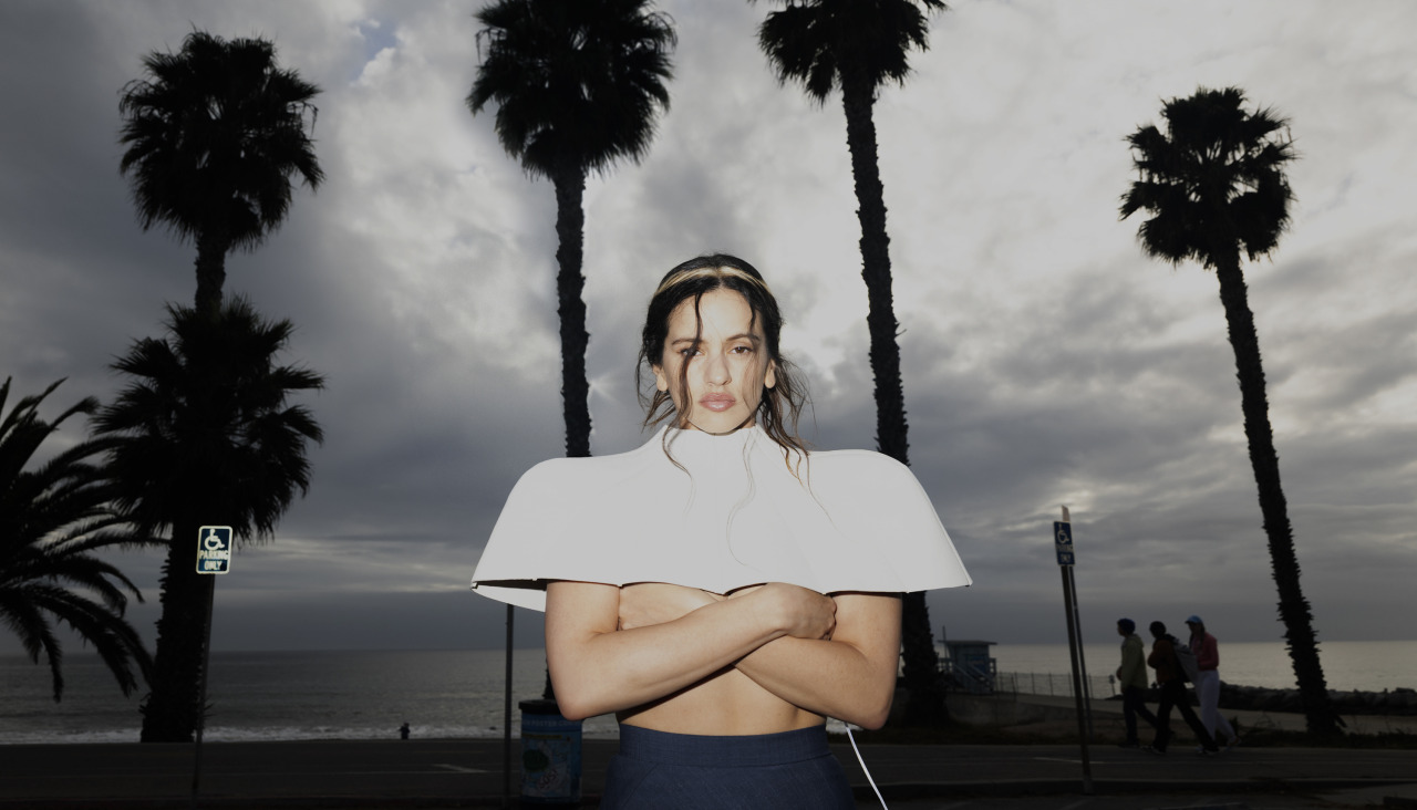 La cantante catalana Rosalía, durante la presentación el pasado lunes 3 de noviembre de su disco ‘Lux’ en México