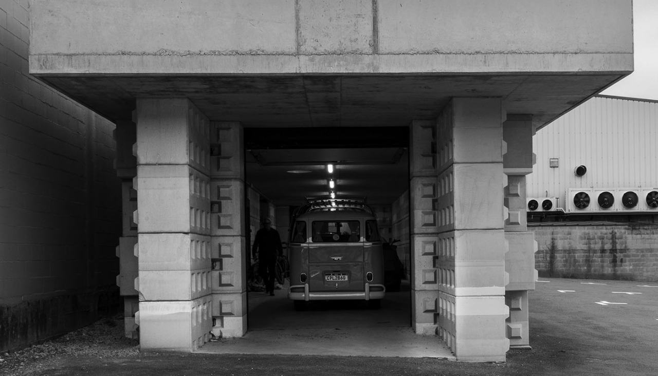 Interior del ‘Garaje Efímero’