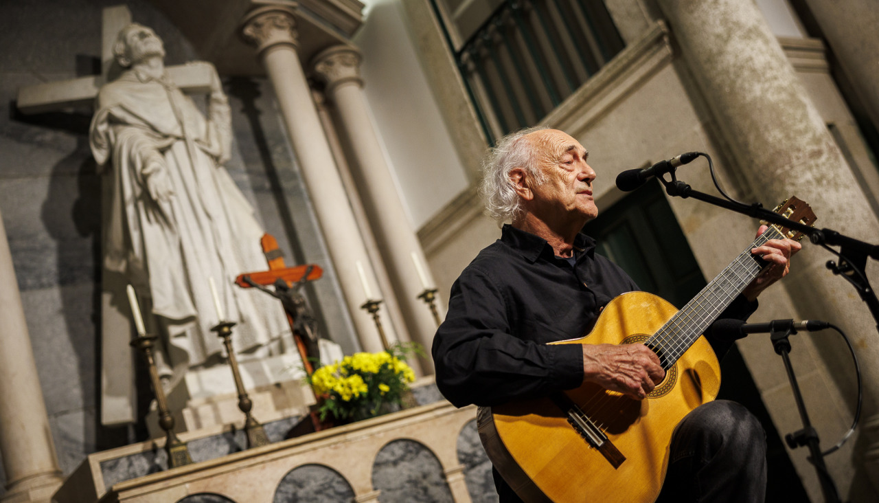 Amancio Prada, durante un concierto reciente