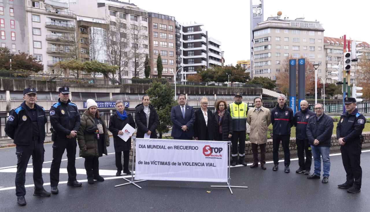 Acto de recuerdo de las víctimas de siniestros viarios