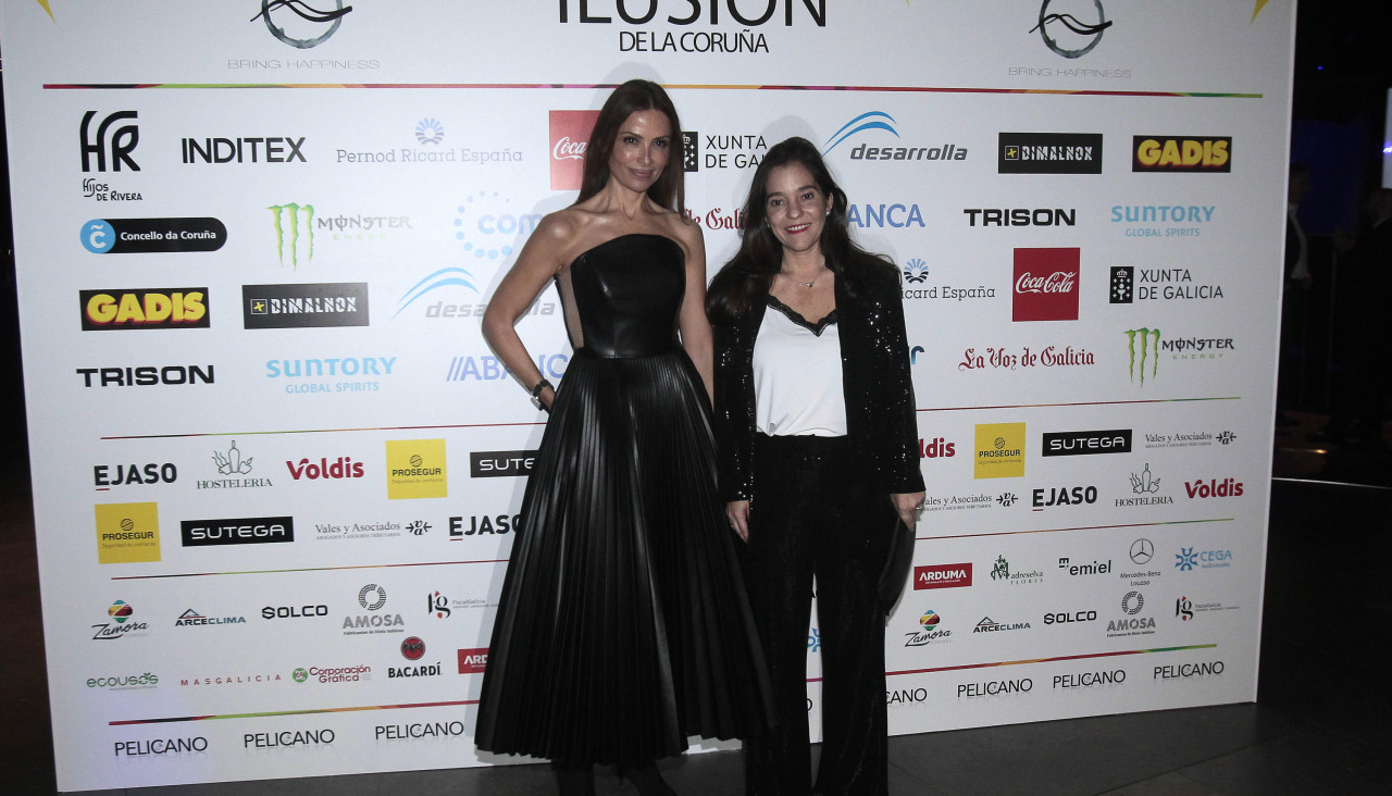 Almudena Fernández, durante la Gala Ilusión que homenajeó en A Coruña a Kind Surf