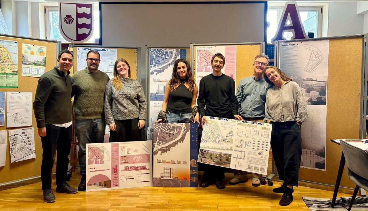 Los estudiantes de Cesuga, con sus propuestas para el barrio coruñés de Labañou