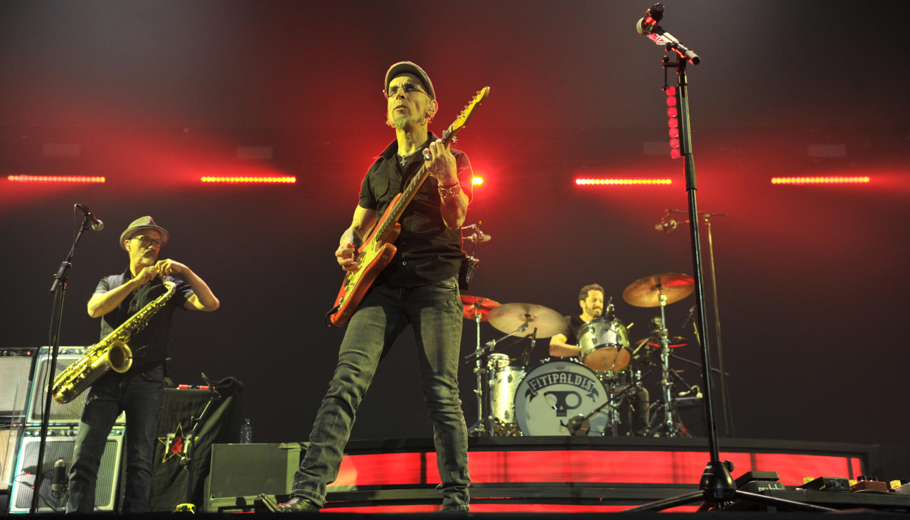 Fito, durante uno de los dos concierto de 2022 en el Coliseum