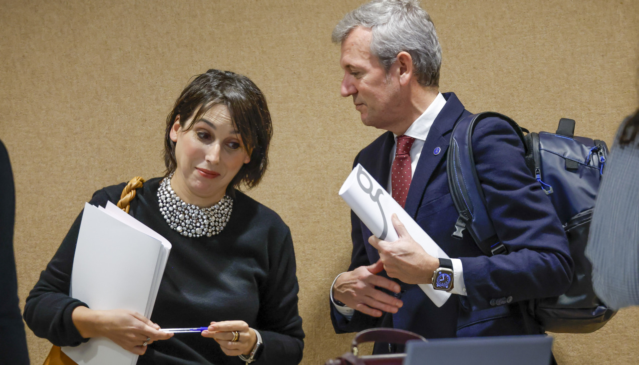 Lorenzana e Rueda, este luns, tras o Consello da Xunta