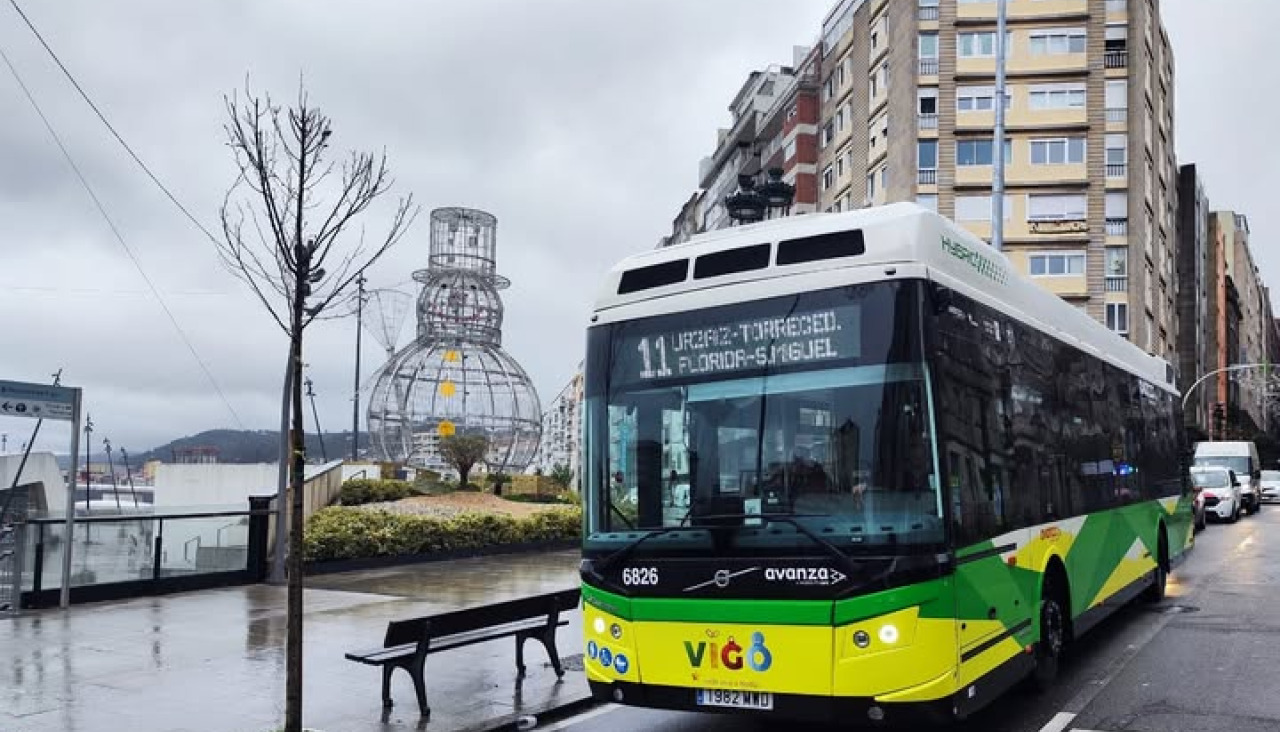 Bus urbano en Vigo