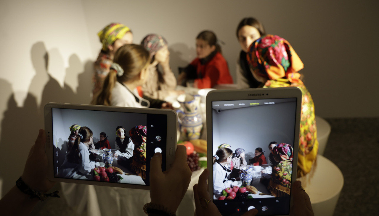 Alumnas del CPR Plurilingüe Montespiño emulan las obras de Sotomayor