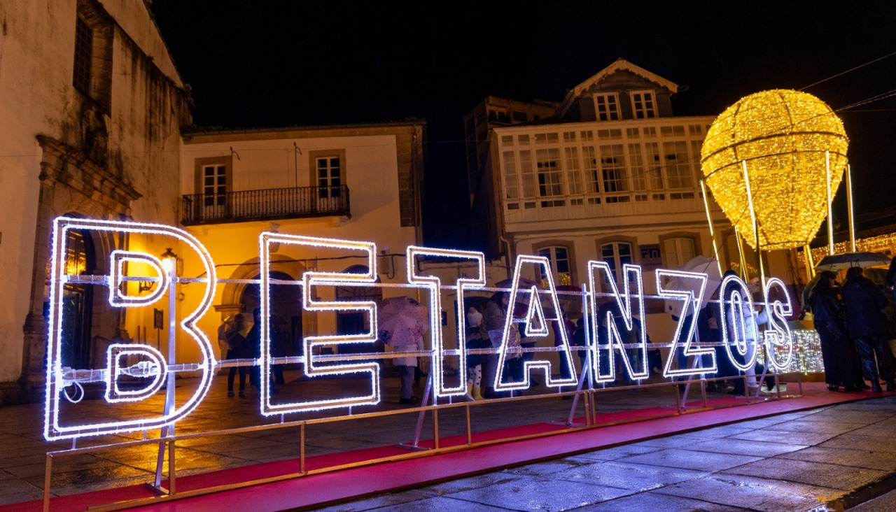 Alumbrado en Betanzos