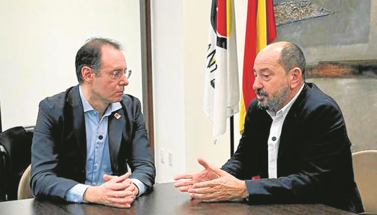 Reunión de Xosé Merelles en Nueva York