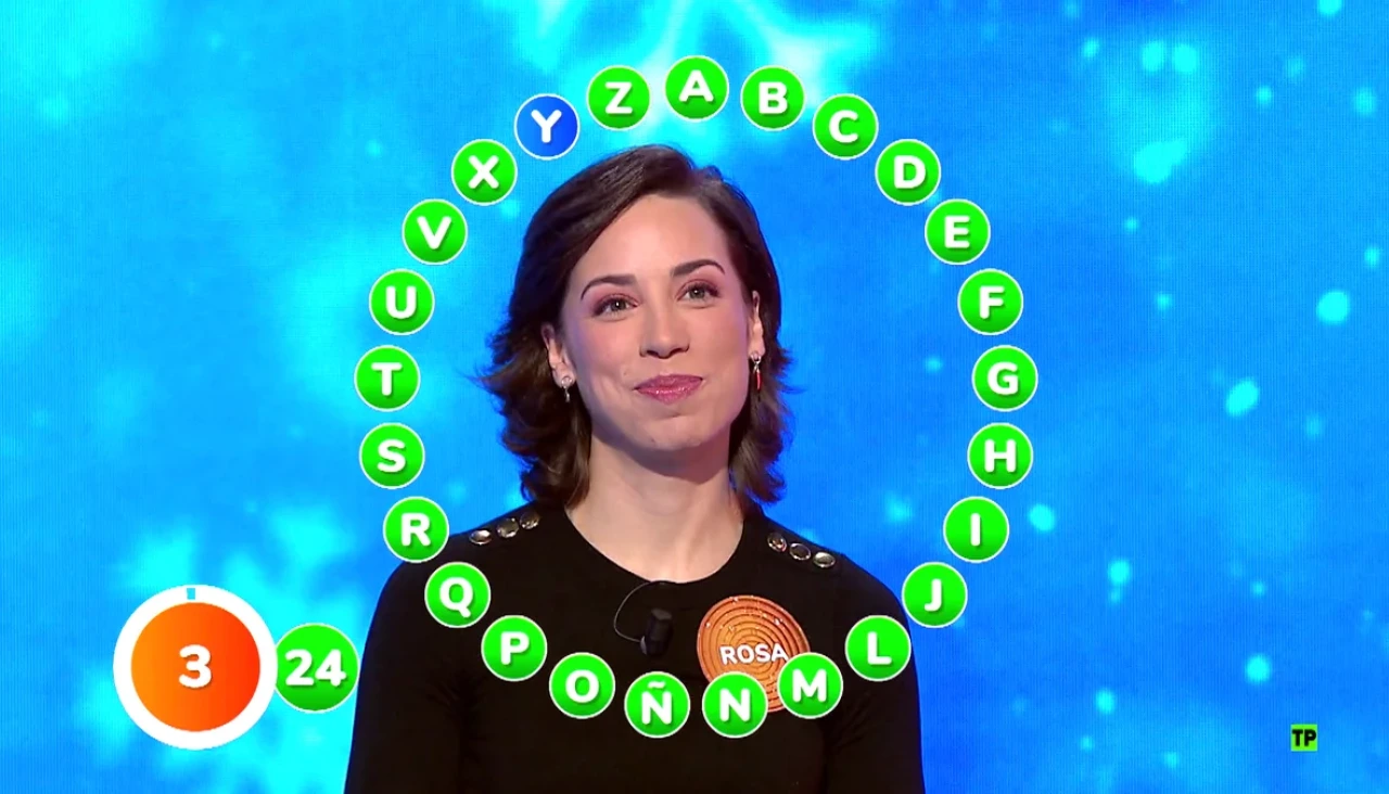 Rosa Rodríguez a una letra del mayor bote de la historia de 'Pasapalabra'