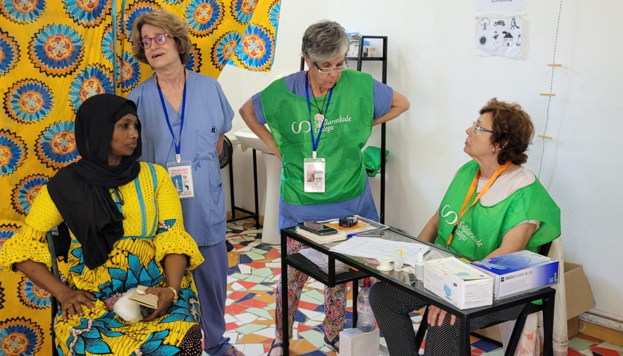 Médicos de Solidariedade Galega, durante una misión en Senegal