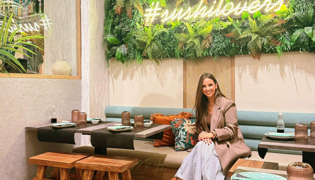 Andressa Scortegagna, en una de las esquinas más famosas del ‘Tempura’, en el Paseo Marítimo