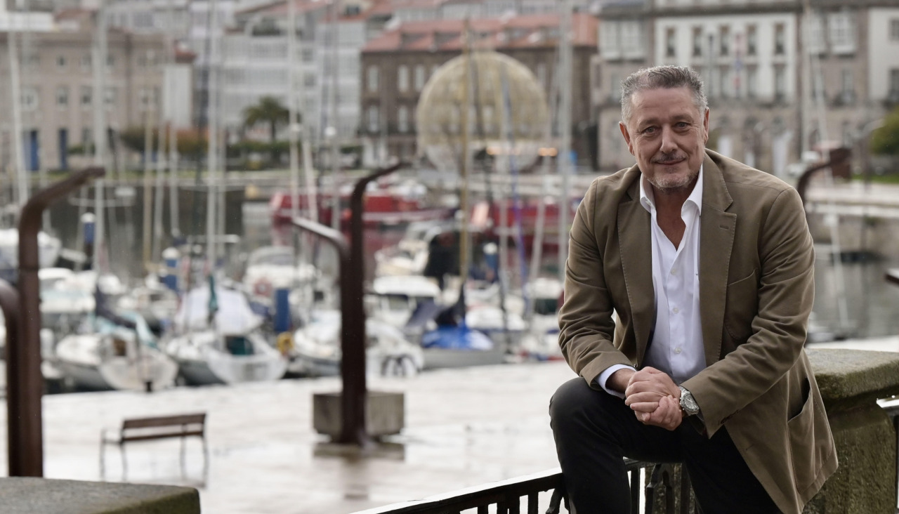 Venancio Salcines, en la zona de  O Parrote