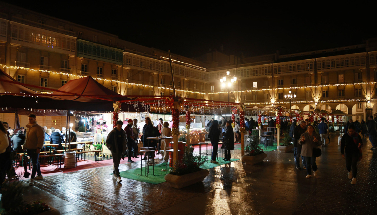 Mercadillo navideño en María Pita