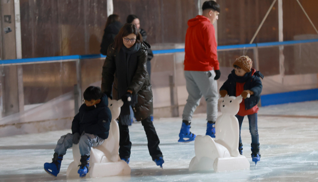 Pista de hielo en A Coruña