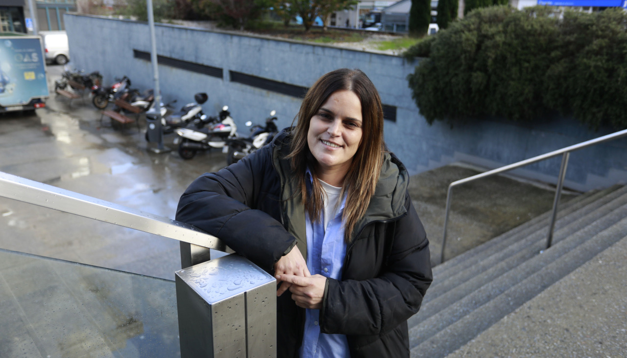 Iria Trillo posa en Matogrande