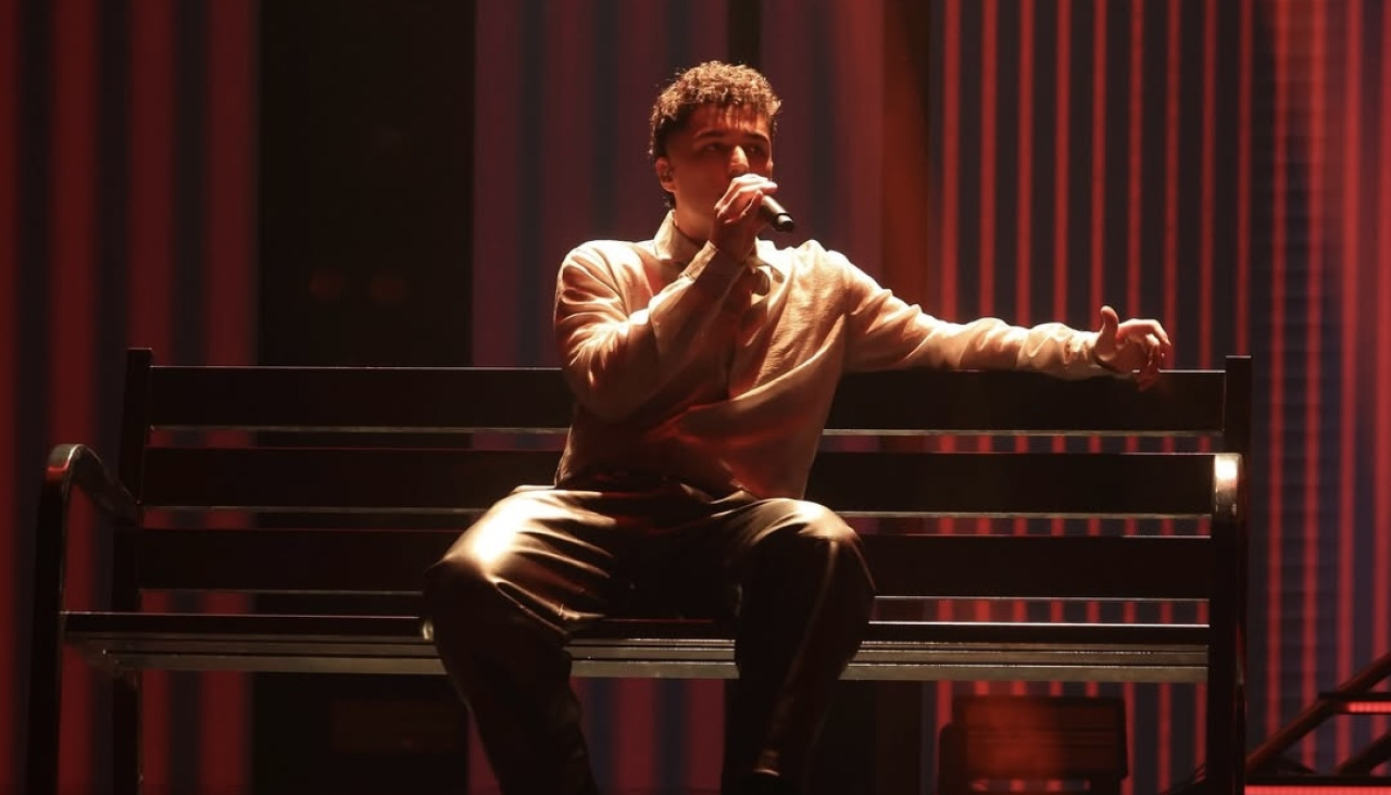 Tinho, durante la Gala 12 de Operación Triunfo