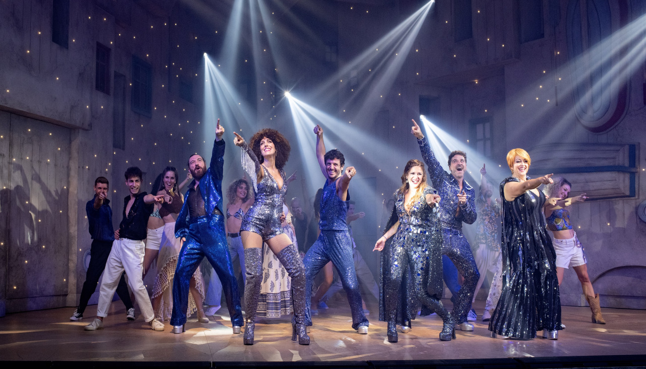 Una escena de 'Mamma mia!'