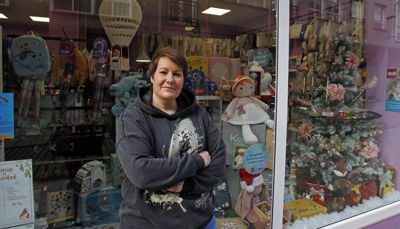 La propietaria de Regalos Coccolate, en Arteixo
