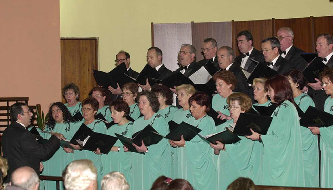 Actuación hace 25 años en los Encuentros de Música Navideña de A Coruña