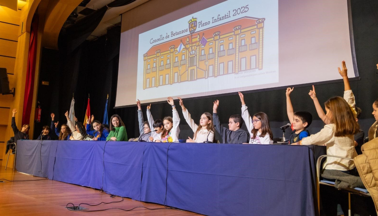 Votación por parte de los 17 ediles de la corporación infantil