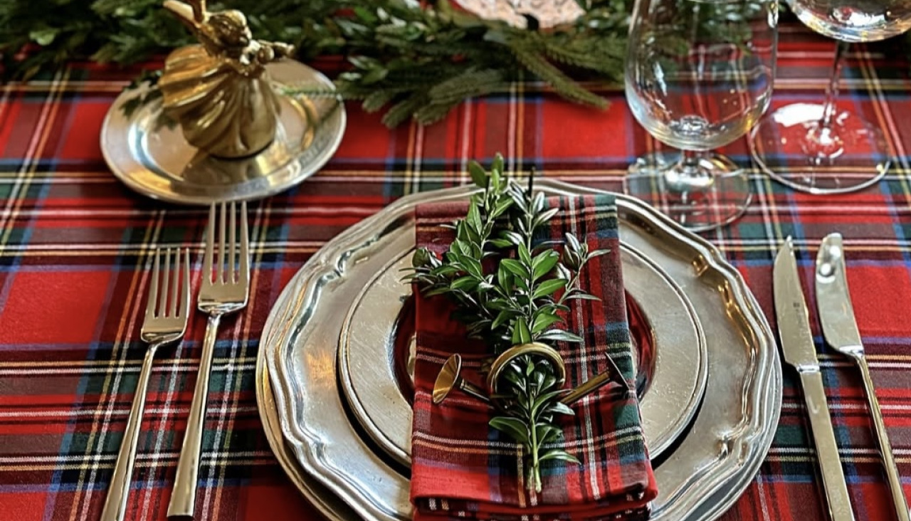 Decoración de mesas de Navidad