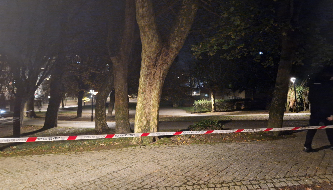 Zona precintada por la Policía Nacional en Santa Margarita tras el asesinato de un joven