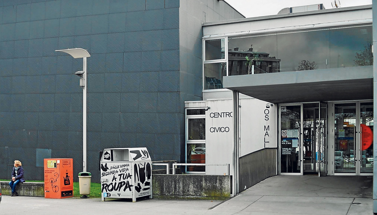 El centro de Os Mallos, en una imagen de 2019