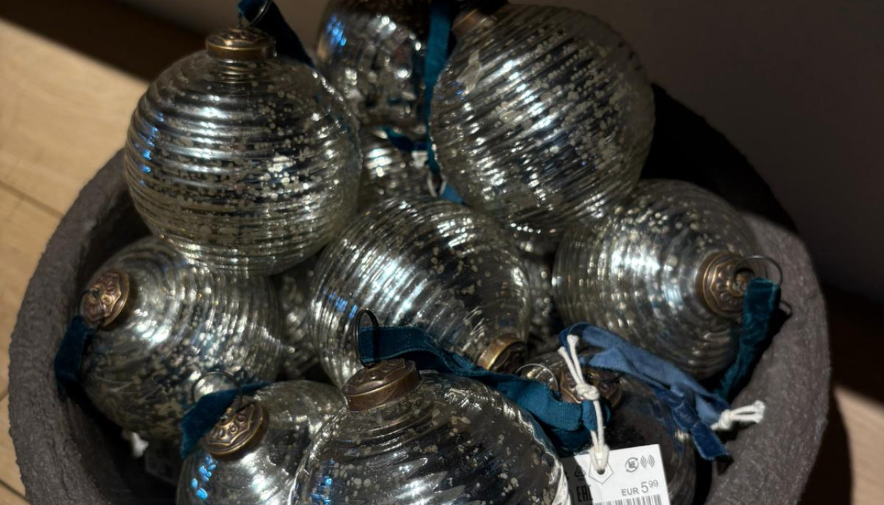 Bolas navideñas del Zara