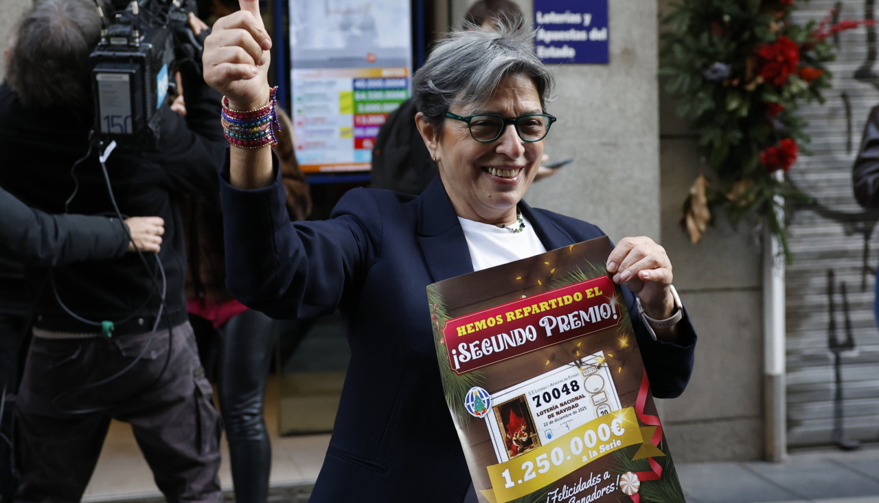 El 70.048, segundo premio del sorteo de Navidad, vendido íntegramente en Madrid