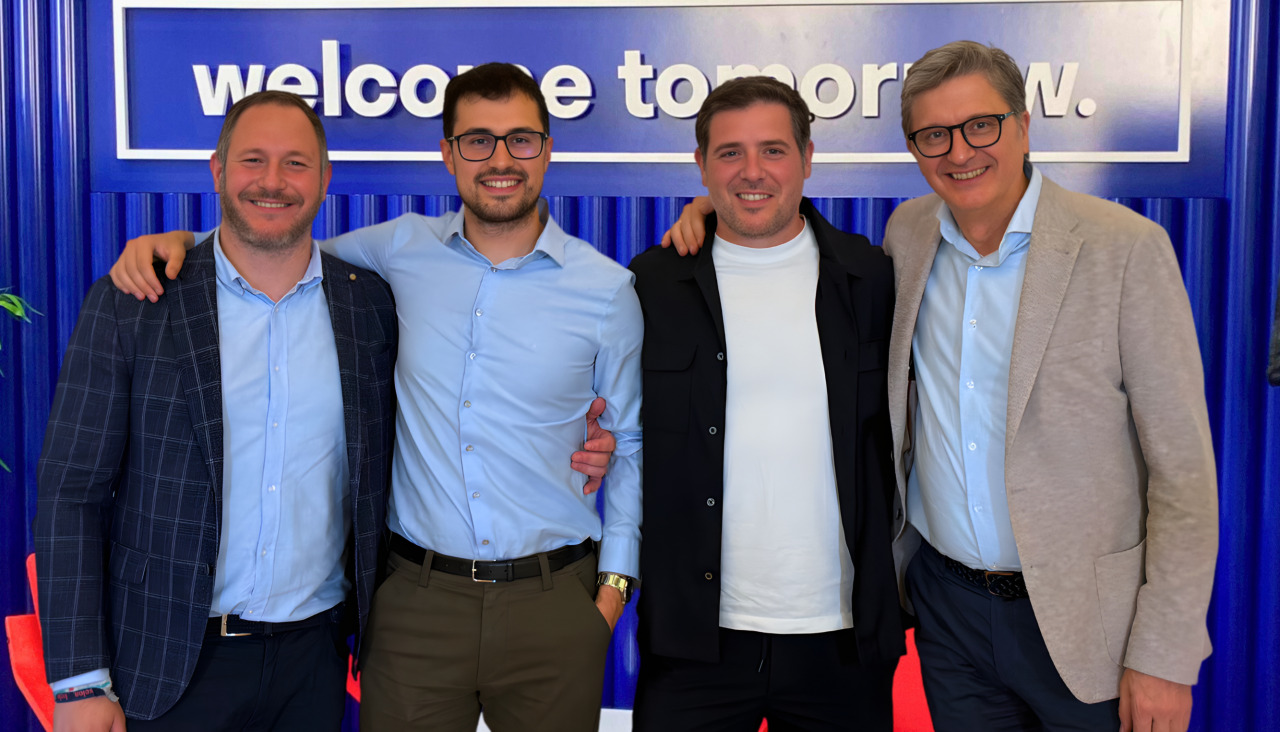 Los socios de Kelea, Óscar Naveiras, Christian Balsa, Santi Vidal, José Antonio Ortega, de izquierda a derecha