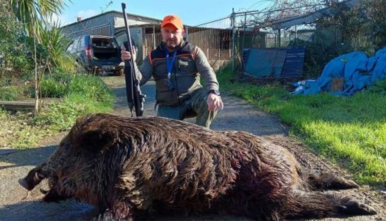 Uno de los cazadores participantes