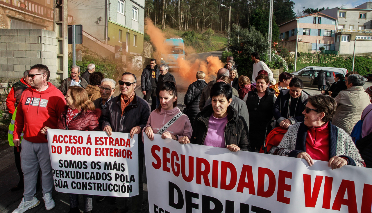 Manifestación en Suevos