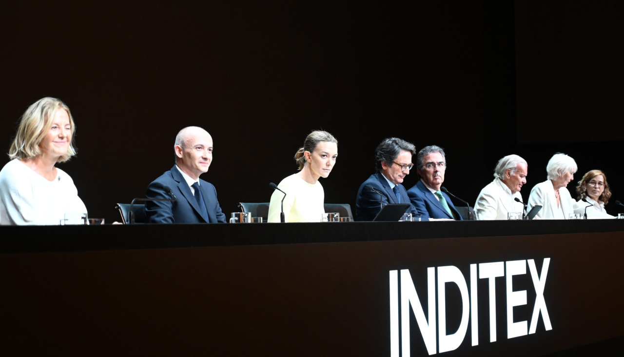 Consejo de Administración de Inditex, durante la Junta de Accionistas de 2025