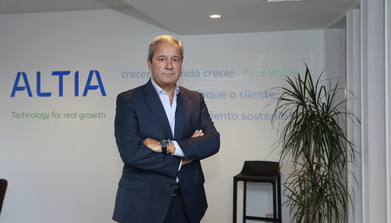El presidente de Altia, Tino Fernández