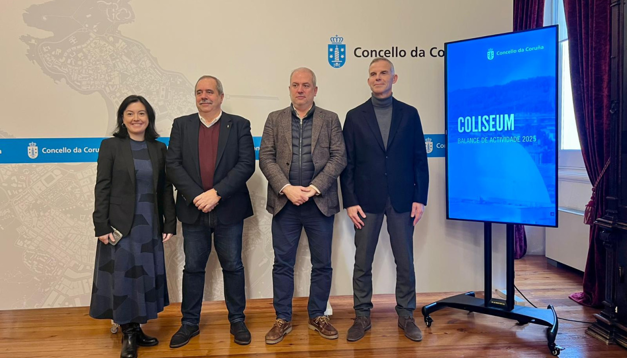 El Ayuntamiento de A Coruña presenta el balance de la actividad en el Coliseum en 2025