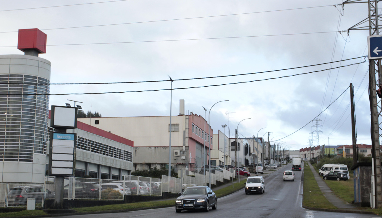 Vista actual del polígono de Bergondo