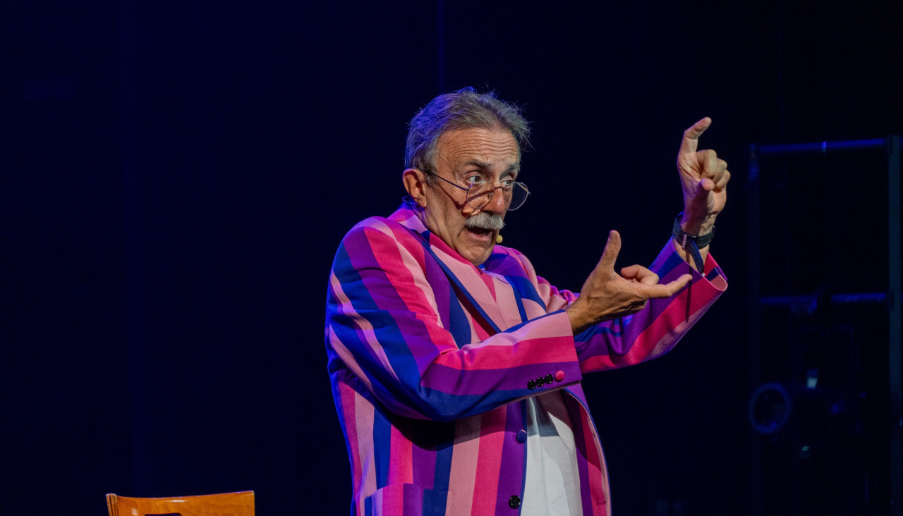 Santi Rodríguez, durante uno de sus espectáculos