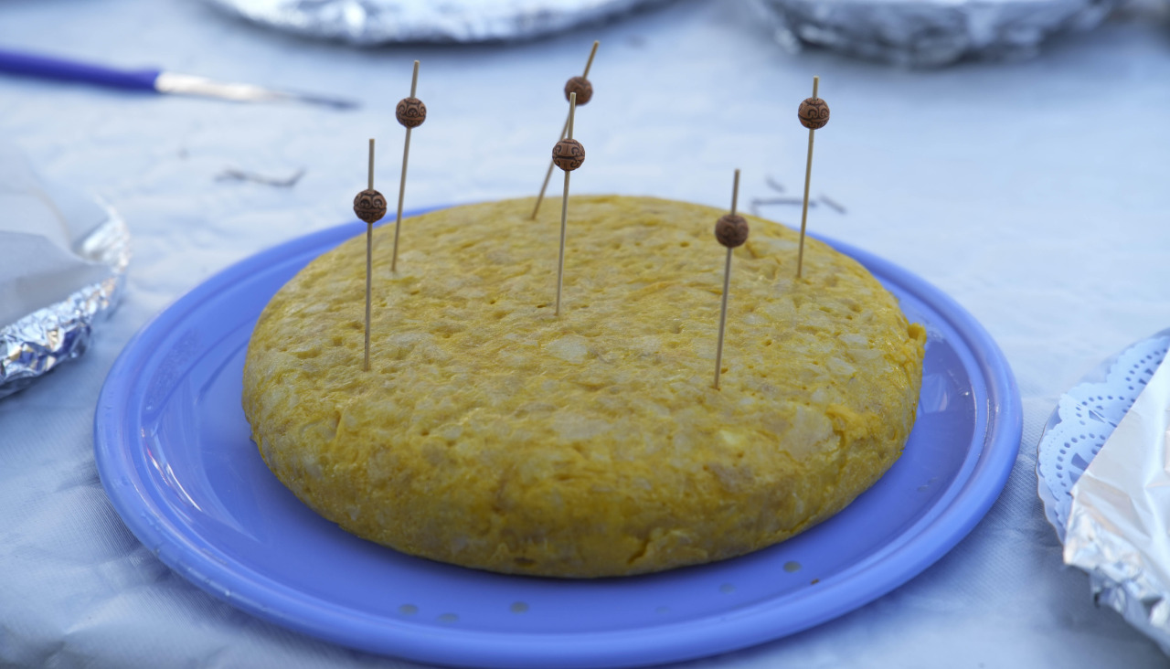 Una tortilla de patatas, en un concurso de A coruña