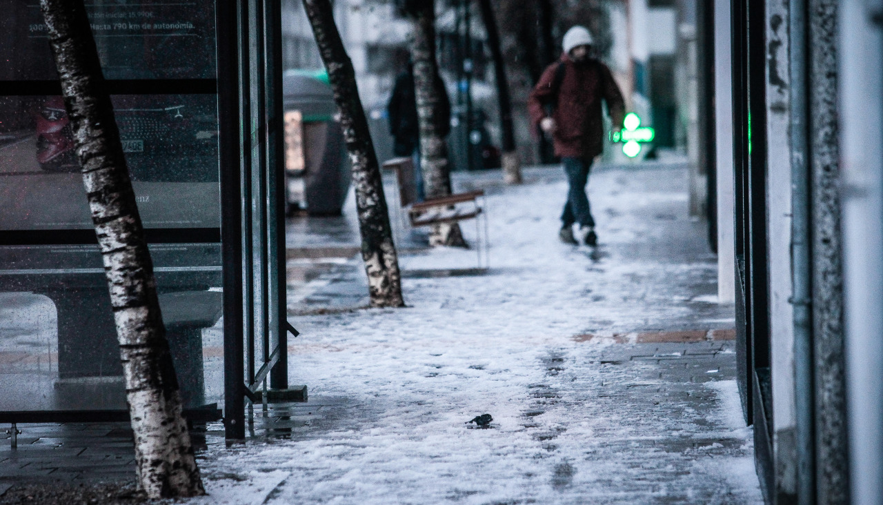 Los coruñeses pasaron la noche entre intensas tormentas y granizadas