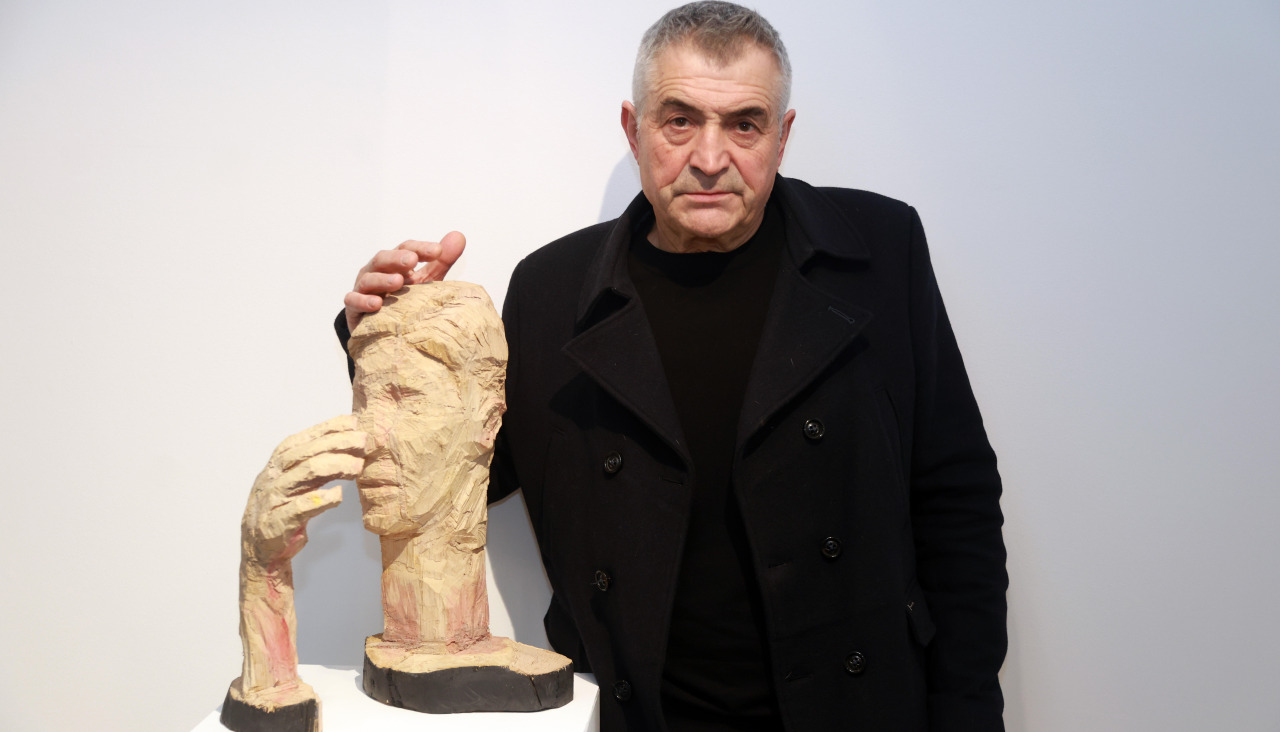 Álvaro de la Vega, en la inauguración de la exposición