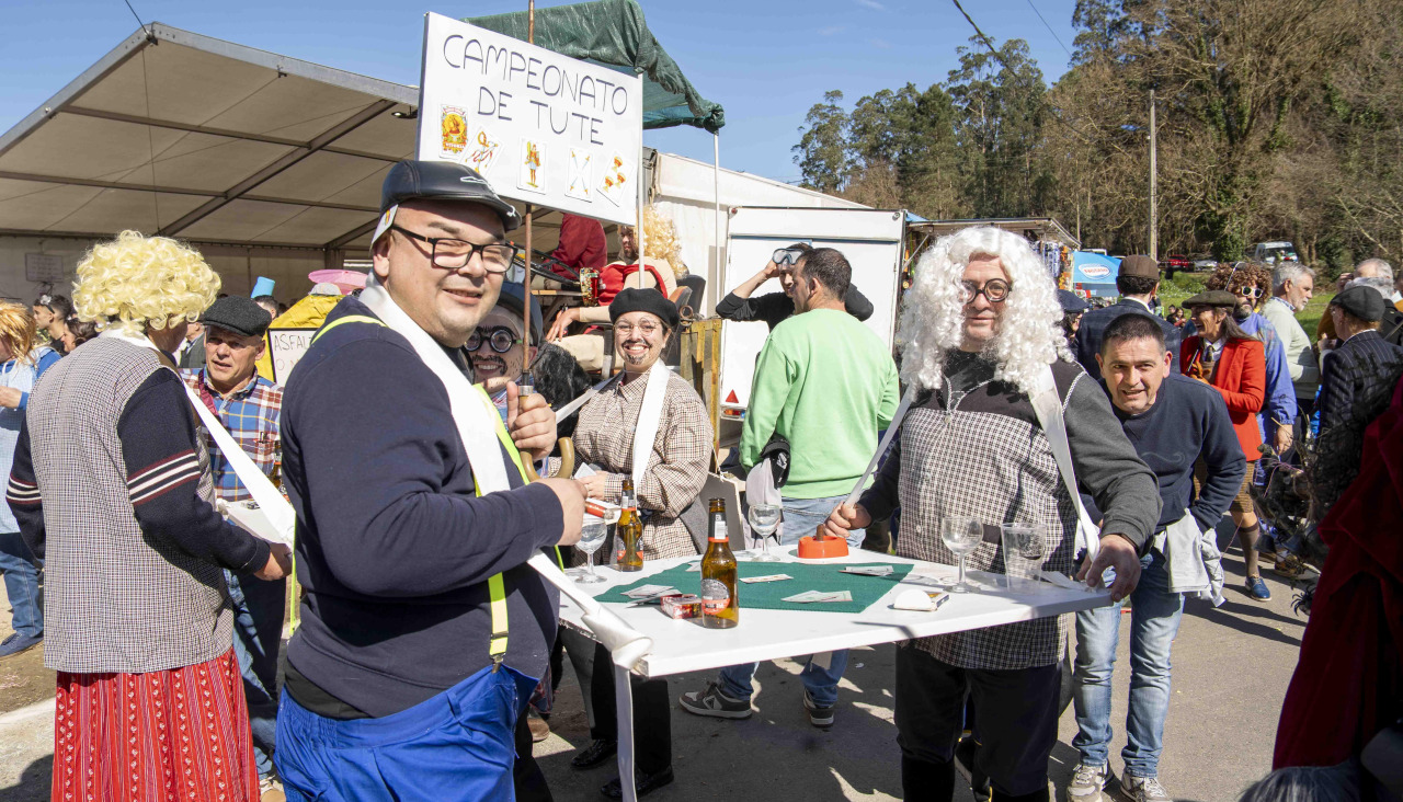 Edición de 2025 del Entroido de Veiga, en Culleredo