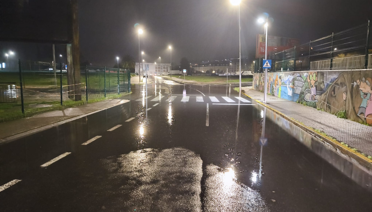 Desbordamiento del Mendo y el Mandeo en Betanzos el 5 de febrero