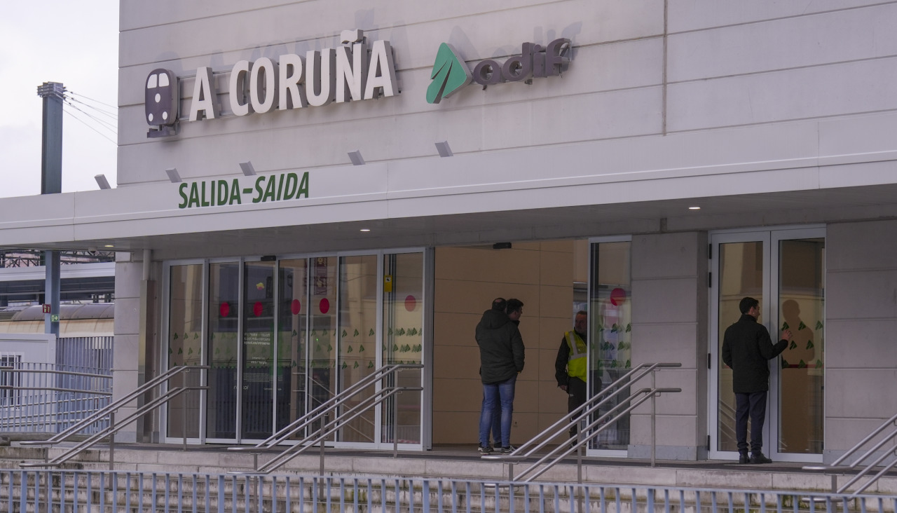 Estación de tren provisional de A Coruña