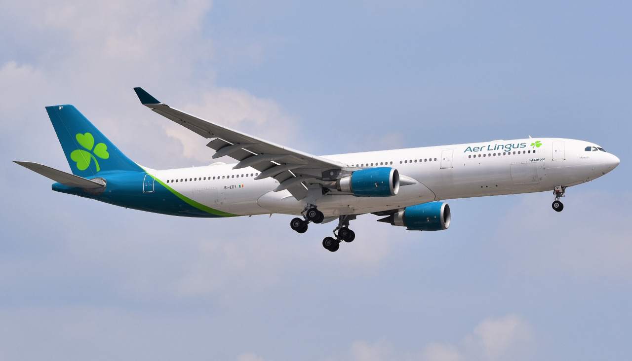Avión de la compañía irlandesa AerLingus