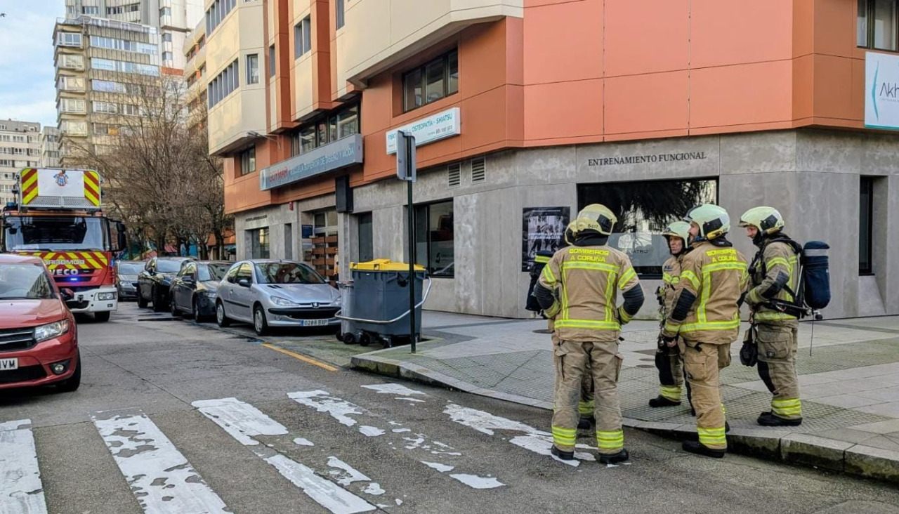 Intervención de los Bomberos