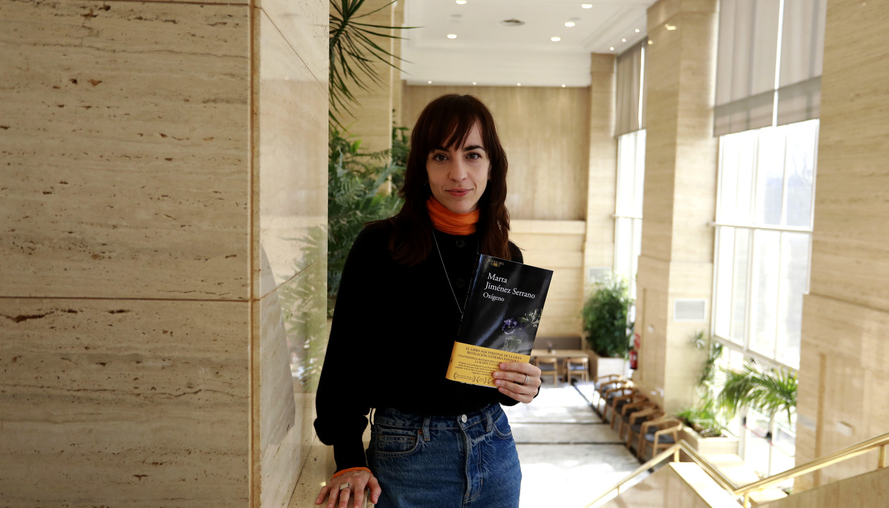 Marta Jiménez Serrano, en A Coruña con su libro 'Oxígeno'