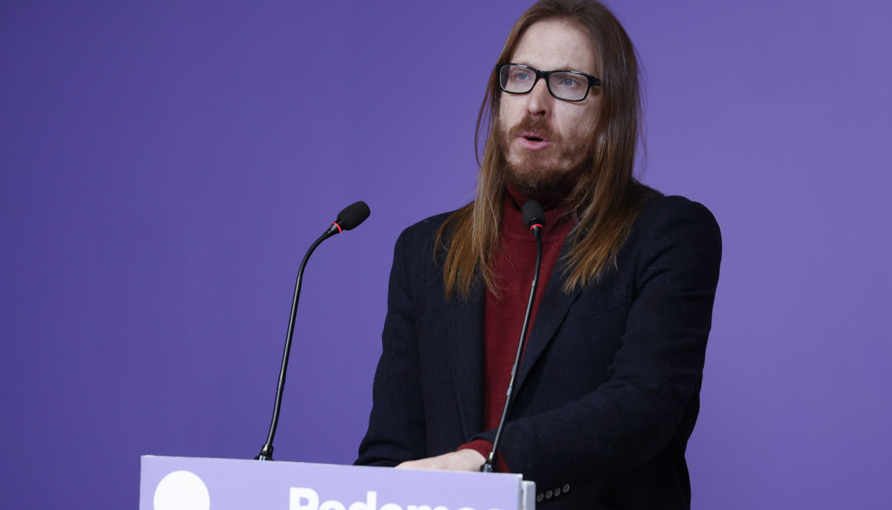 El secretario de Organización y portavoz de Podemos, Pablo Fernández