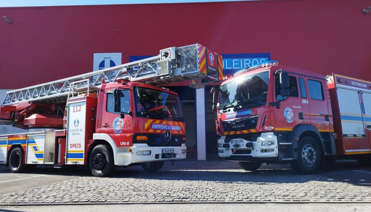 Imagen de archivo de los Bomberos de Oleiros