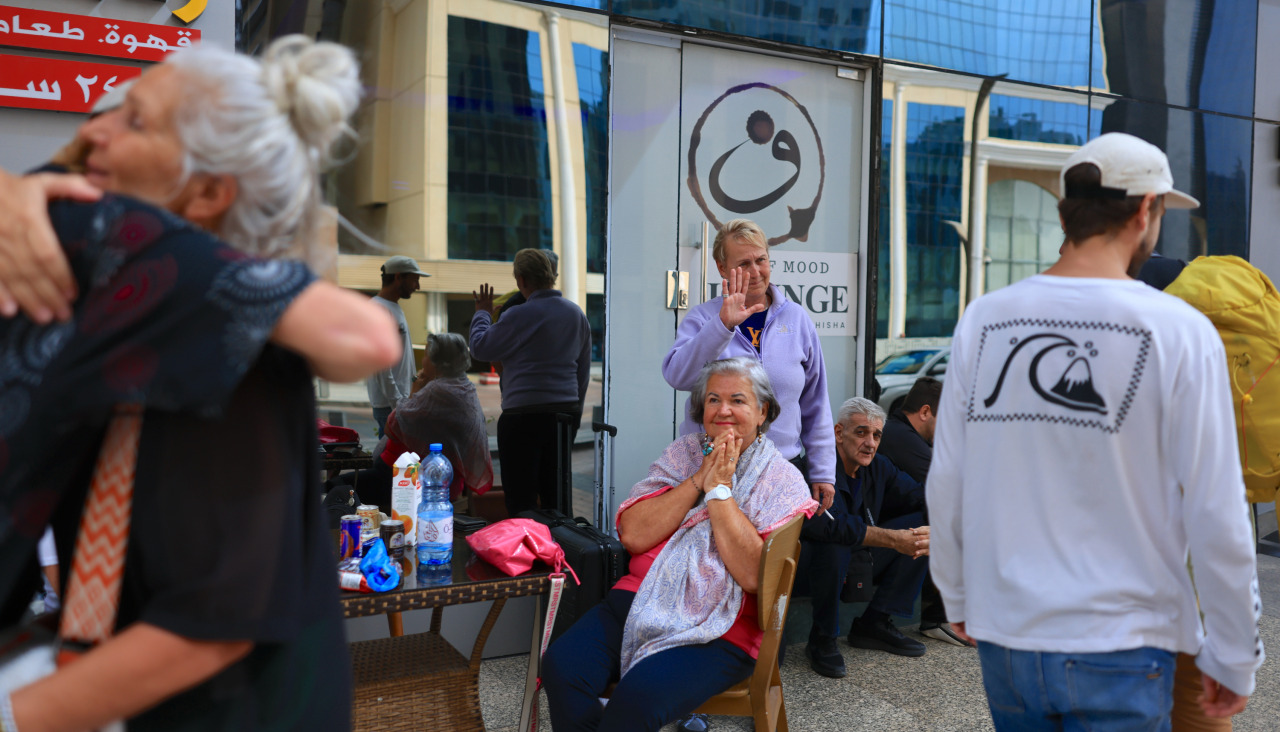 Pasajeros en el aeropuerto de Doha